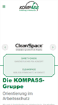 Mobile Screenshot of kompass-arbeitsschutz.de